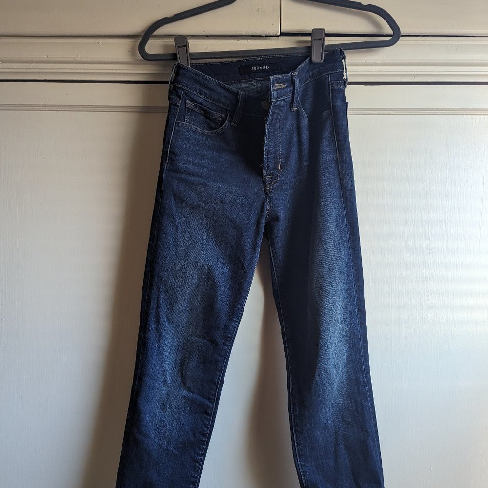 J Brand Jeans Womens Cameron Corset Skinny Fit Ankle Jean Dark Wash size 25